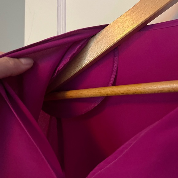 Vintage Fuchsia Silk Blouse - Picture 4 of 5